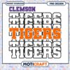 Clemson Tigers PNG Design Instant Download Graphics