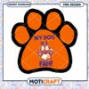 Clemson Dog Fan Paw Print PNG Instant Download Design 2 Clemson Dog Fan Paw Print PNG Instant Download Design