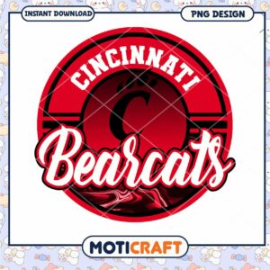 Cincinnati Bearcats PNG Design Instant Download Art
