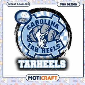 Carolina Tar Heels PNG Design Instant Download File