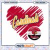 Cardinals Heart Design PNG Instant Download Art File 2 Cardinals Heart Design PNG Instant Download Art File