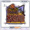 Cardinals Basketball PNG Design for Instant Download