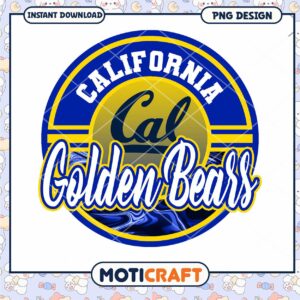 California Golden Bears PNG Design for Instant Download
