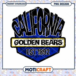 California Golden Bears Digital Download PNG Design