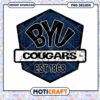 BYU Cougars Vintage Logo PNG Design Instant Download 1 BYU Cougars Vintage Logo PNG Design Instant Download