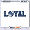 BYU Cougars Loyal Football PNG Design Downloadable Art