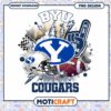 BYU Cougars Football Instant Download PNG Design