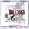 Bulldogs Girl Psychotic Design PNG for Instant Download 2 Bulldogs Girl Psychotic Design PNG for Instant Download