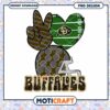 Buffaloes Peace Sign Heart PNG Instant Download Design