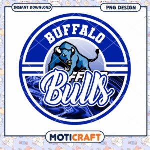 Buffalo Bulls Logo Design PNG Instant Download Art