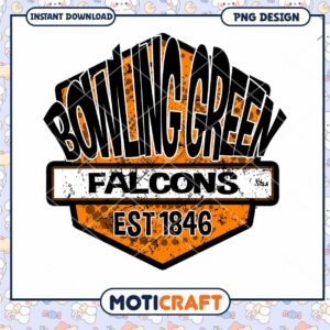 Bowling Green Falcons Vintage Sports Logo PNG Download