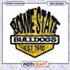 Bowie State Bulldogs PNG Design for Instant Download