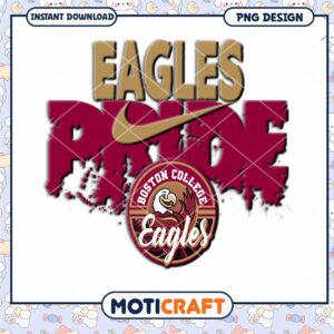 Boston College Eagles Pride Instant Download PNG Design