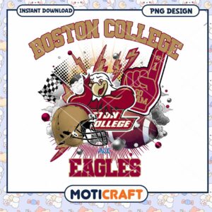 Boston College Eagles PNG Graphic Instant Download Design