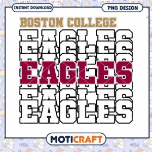 Boston College Eagles PNG Instant Download Design Art