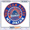 Boise State Broncos Team Makes Me Drink PNG Design