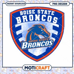 Boise State Broncos Logo Instant Download PNG Design