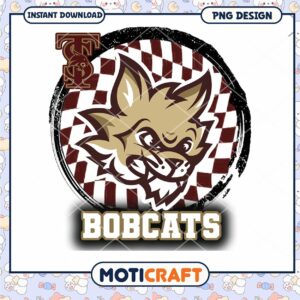 Bobcats Cartoon PNG Design Instant Download for Fans