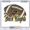 Black Knights Leopard Print Football PNG Design Download 2 Black Knights Leopard Print Football PNG Design Download