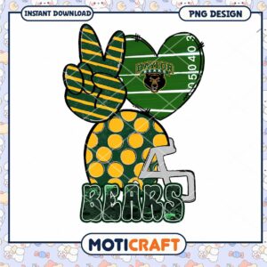 Baylor Bears PNG Design Sports Team Instant Download