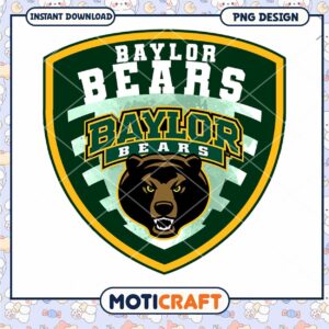 Baylor Bears Logo PNG Graphic Instant Download Design