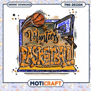 Basketball Volunteer PNG Design for Instant Download