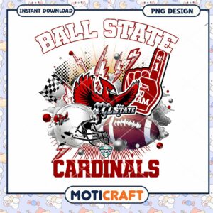Ball State Cardinals PNG Design for Sports Fans