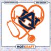 Auburn University Heart and Stethoscope PNG Design 2 Auburn University Heart and Stethoscope PNG Design