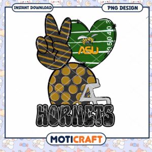 ASU Hornets PNG Design for Instant Download Art