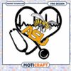ASU Bee Heart Stethoscope PNG Design for Download