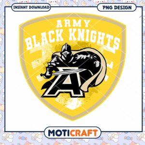 Army Black Knights Logo PNG Instant Download Design