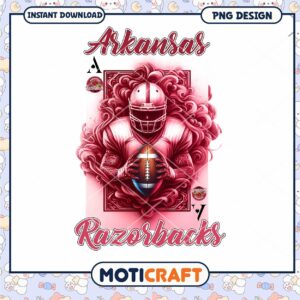 Arkansas Razorbacks Football PNG Art Instant Download