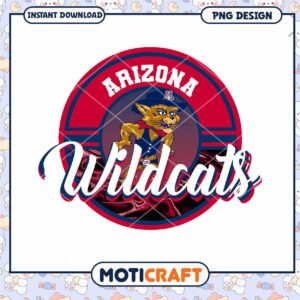 Arizona Wildcats PNG Design Instant Download Graphic