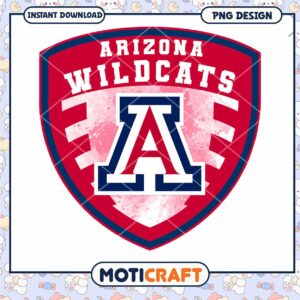 Arizona Wildcats Logo PNG Instant Download Design File