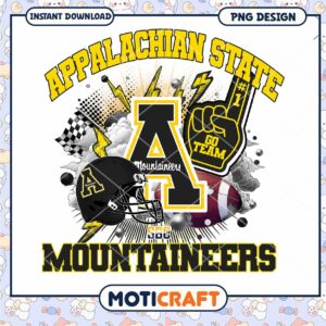 Appalachian State Mountaineers PNG Graphic Design Download