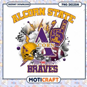 Alcorn State Braves PNG Design for Sports Fans Download