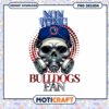 Non Toxic Bulldogs Fan Skull PNG Art Instant Download 1 Non Toxic Bulldogs Fan Skull PNG Art Instant Download