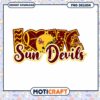Love Sun Devils Football Team PNG Instant Download Design
