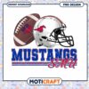 Mustangs Football PNG Design for Instant Download