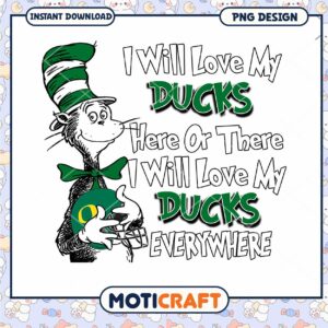 Love My Ducks Fun PNG Design for Instant Download