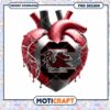 Heart Design PNG for South Carolina Fans Instant Download 1 Heart Design PNG for South Carolina Fans Instant Download