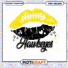 Hawkeyes Kiss PNG Football Art for Sports Lovers
