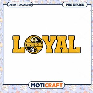 Loyal Bruins Fan PNG Design for Instant Download