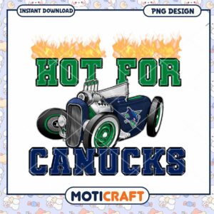 Hot for Canucks Vintage Car PNG Design Download