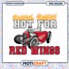 Hot for Red Wings Vintage Car PNG Design Download 1 Hot for Red Wings Vintage Car PNG Design Download