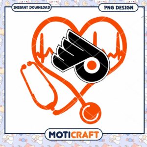 Heart and Health Stethoscope PNG Design Download
