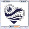 Toronto Maple Leafs Heart Design PNG Downloadable Art
