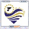 St Louis Blues Heart Design PNG Instant Download 1 St Louis Blues Heart Design PNG Instant Download