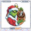 Grinch Holding Ornament PNG Instant Download Design