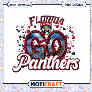 Florida Panthers Go Team Spirit PNG Design Download